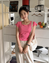 [SHOPPERMADE] Square Raglan Short Sleeve T-Shirt (6color)
