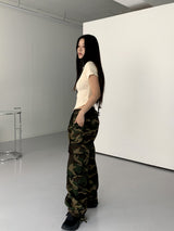 バレンベーシックインシジョンスクエアネック半袖Tシャツ/Baren Basic Incision Square Neck Short Sleeve T-shirt