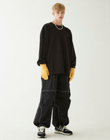 パラシュートパンツ/PARACHUTE PANTS BLACK