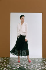 Low collar jacket