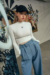 パイピングクロップトップス / Piping Crop Top (4573559488630)