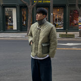 リィドゥズカラーネックキルティングダッフルジャケット/liddes collar-neck quilting duffle jacket 2color