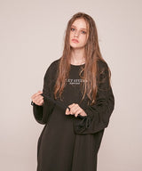 シャーリングスウェットドレス / SHIRRING SWEAT DRESS (2487641735286)