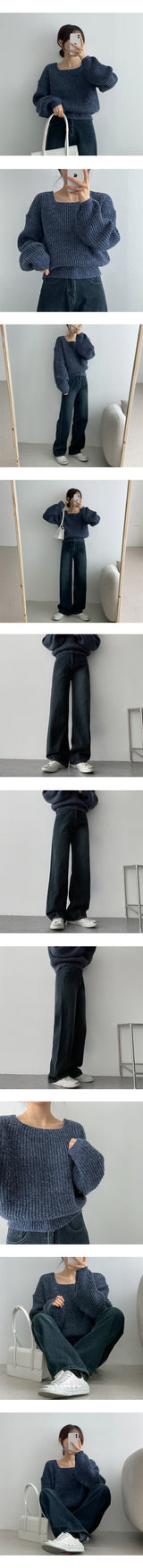 ディープウォッシュドデニムパンツ / Oh, deep washed denim pants