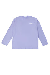 ロゴオーバーフィットラッシュロングスリーブTシャツ/logo overfit rash long sleeve T-shirt (light purple)