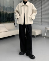 ナッピングピンタックワイドスラックス / CH Napping Pintuck Wide Slacks (2 colors)
