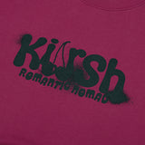 GRAFFITI GRAPHIC SWEATSHIRT [LIGHT BURGUNDY]