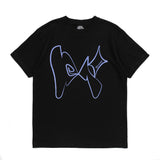 MIGNON LOGO HOLE GRAPHIC SHORT SLEEVE (BLACK)