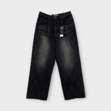 ASCLO Fabric One Tuck Wide Denim Pants (2color)