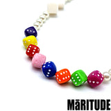 レインボーダイスネックレス / RAINBOW DICE NECKLACE /  SEVENTEEN , MIRAE 착용