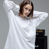 オーバーフィット M ロングスリーブT/OVERFIT M LONG-SLEEVED T-WHITE