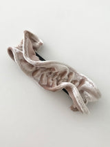 Twisted velvet pin