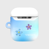 JELLY FLOWER-SKY BLUE(AIR PODS-HARD) (6613162066038)