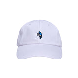 オーバーサイズマシュマロボールキャップ/OVERSIZE MARSHMALLOW BALL CAP-WHITE+BLUE