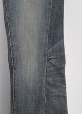LINE BOOTS CUT DENIM