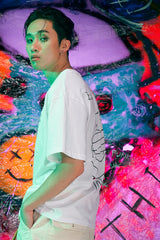 ドローイングファンクTシャツ / DRAWING FUNK TEE white