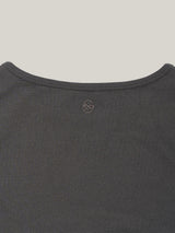 COTTON RIB TANK [ CHARCOAL ]
