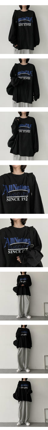 オールネーションロングスリーブTシャツ / All Nation Long Sleeve Tee