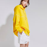 Oversize Front Line Hoodie Yellow (6600738275446)