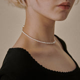 Point Freshwater Pearl Necklace A