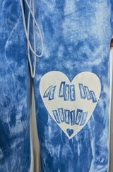 ハートジョガーパンツ/heart jogger pants_ light blue