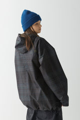 ワイドフーディージャケット/BSR2223FWJK050 WIDE HOODED JACKET CHECK