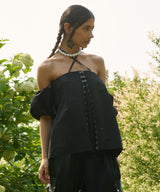 CORSET BLOUSE (BLACK)