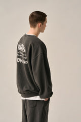 PIGMENT PRINTED SWEATSHIRT - CHARCOAL