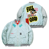 21 BEAR OVERSIZED MA-1 JACKET BLUE GREY / BLACK (6629885018230)