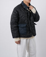 リィドゥズカラーネックキルティングダッフルジャケット/liddes collar-neck quilting duffle jacket 2color