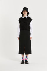 URBANCHIC PENCIL SKIRT_BLACK (6680835981430)