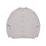 [24SS] シンボルロゴリベットテリーカーディガンGREY