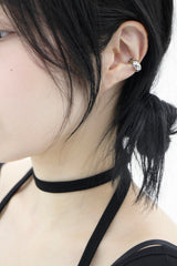 キルトシルバーイヤーカフ / quilting silver earcuff