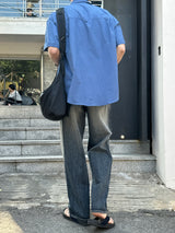 トニ―ハイデンシティー半袖シャツ/Tony High Density Short-Sleeved Shirts (4 colors)