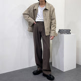 レザーピンタックジャケット/EV leather pin tuck jacket (3 colors)