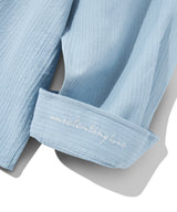 ステッチストライプシャツ/Stitch Stripe Shirt S114 Serenity Blue