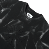 [24SS LSD COLLECTION] MUGUNG Applique Bleach Washed T-shirt_Black