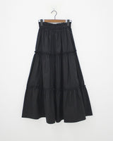 フリルカンカンロングスカート/Frill kangkang long skirt (3color)