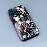 Collage Sketch Bumper Case (BLACK) (6660045504630)
