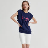 Classic Sweat-vest [Navy] (6679683170422)