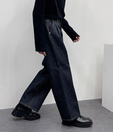 ピュアアンダイ2タックワイドパンツ / LN Pure undyed two-tuck wide pants