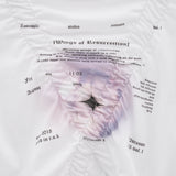シャーリングロゴクロップTシャツ / 223 X SHIRRING LOGO CROP T - WHITE