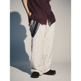 スタージャカードバンディングパンツ / STAR JACQUARD BANDING PANTS_ECRU