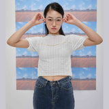 Fetching lace T-shirts (white) (6684248375414)