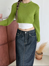 バルククロップニット/Bulk Crop Knit (3color)