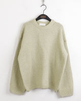 【8color】メイソンベーシックラウンドルーズフィット長袖ニット