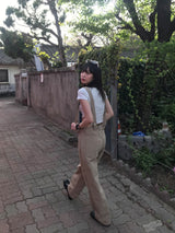 オーバーオールスタイルコットンパンツ