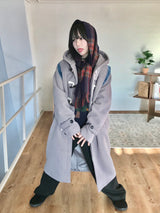Flat Tartan check muffler 