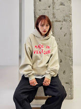 VENTIQUE Pigmate fluff Hoodie 3color