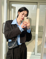 FOR YOU , ワイドバールンシャツ/[Plan-Made] Collared Shirt